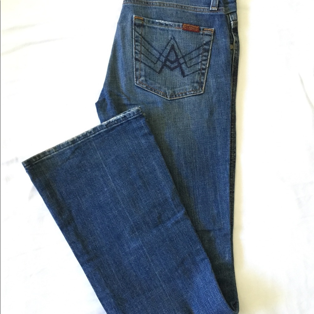 7 for All Mankind Designer jeans. A-pocket style